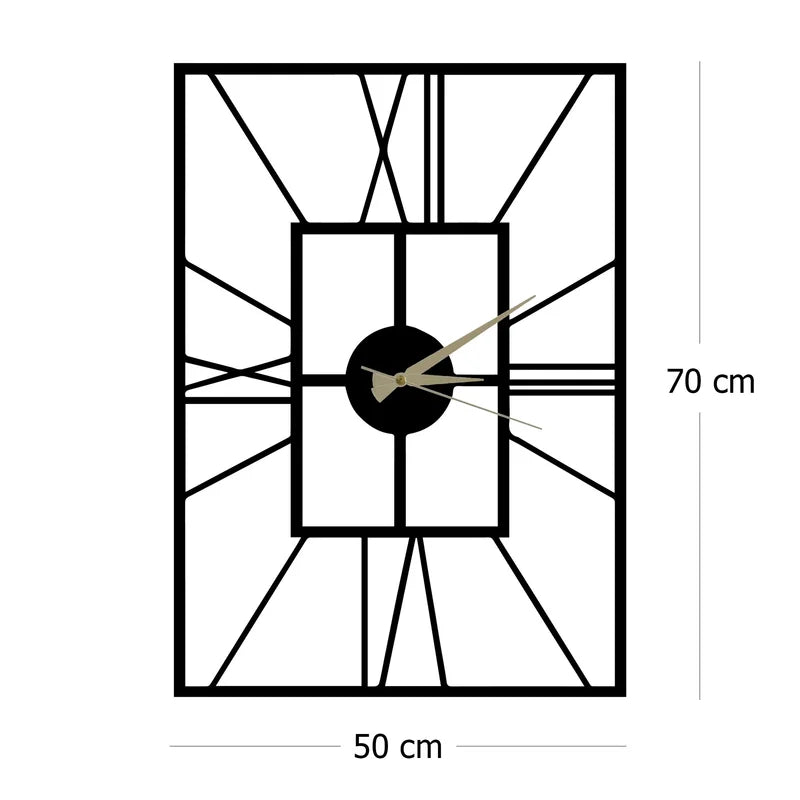 Home Decor: Roman Metal Wall Clock