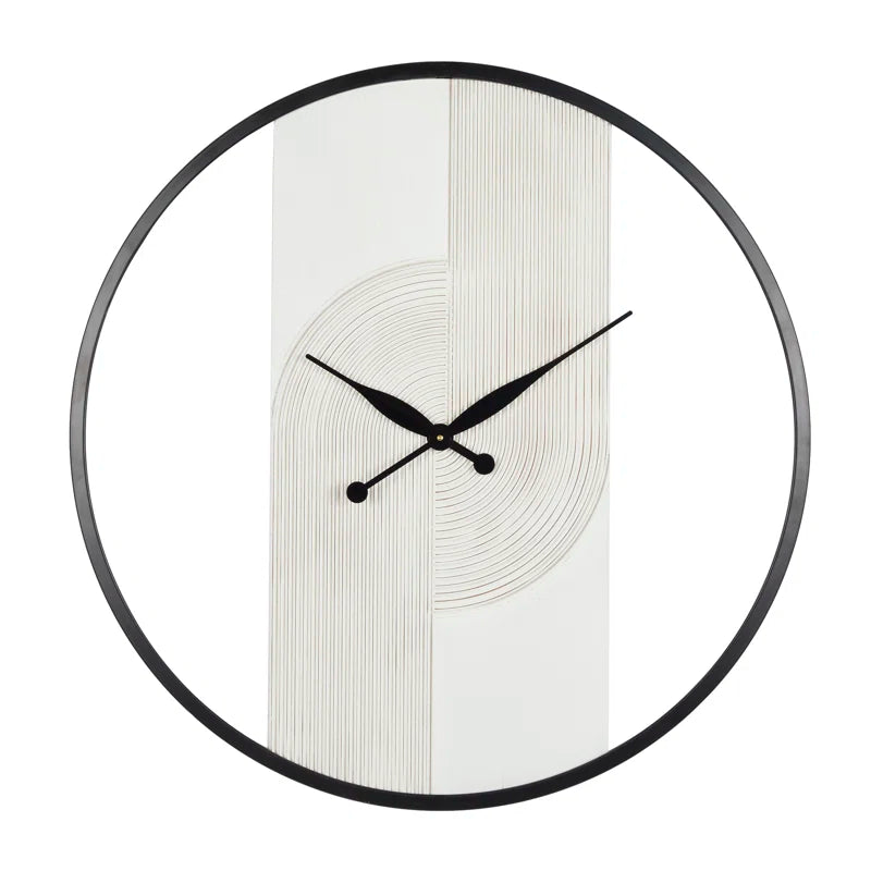 Home Decor: Round Wood Wall Clock