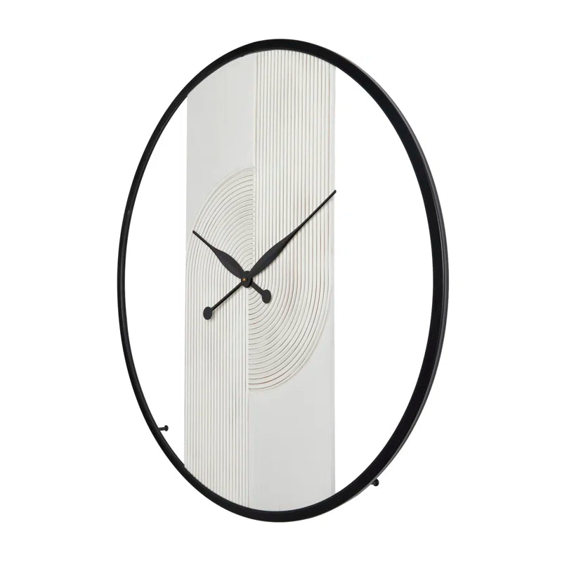 Home Decor: Round Wood Wall Clock