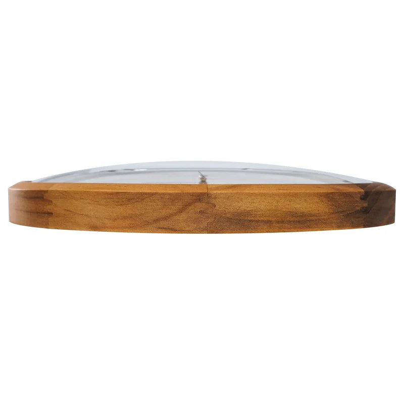 Home Decor: Round Wooden Wall Clock