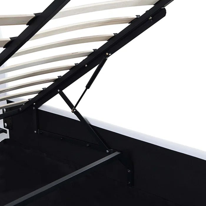 Hydraulic Bed: Aarav Upholstered Storage Bed