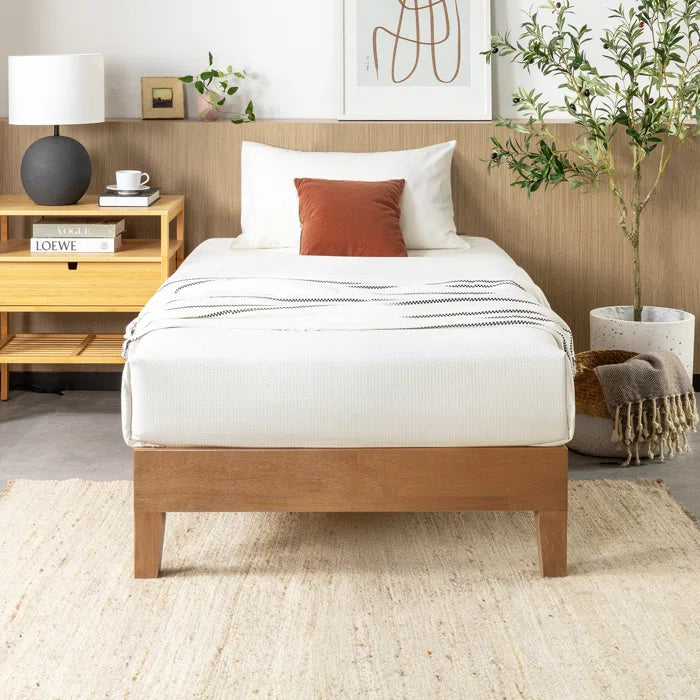Hydraulic Bed: Amaryn Solid Wood Bed