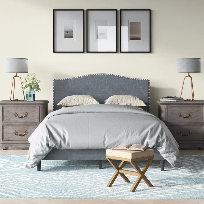 Hydraulic Bed: Arne Upholstered Bed