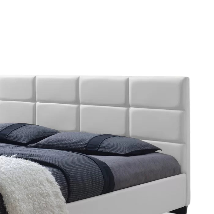 Hydraulic Bed: Bilma Upholstered Bed