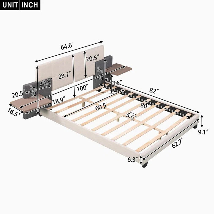 Hydraulic Bed: Elloree Upholstered Storage Bed