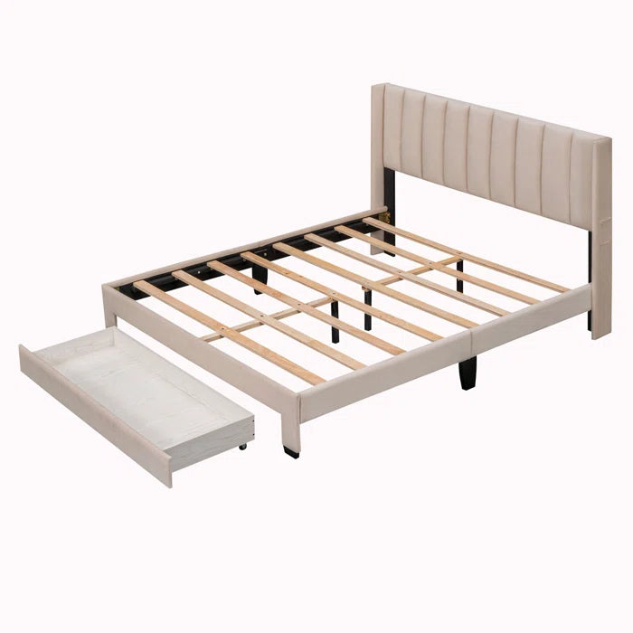 Hydraulic Bed: Kroeker Upholstered Storage Bed