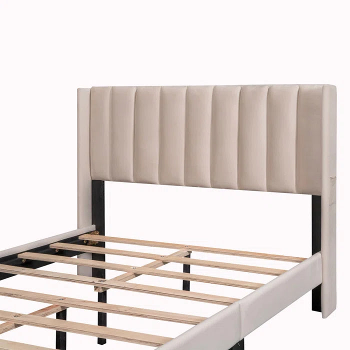 Hydraulic Bed: Kroeker Upholstered Storage Bed