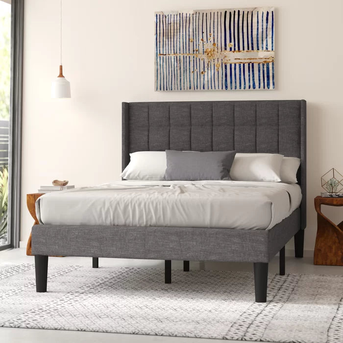 Hydraulic Bed: Martinez Upholstered Bed
