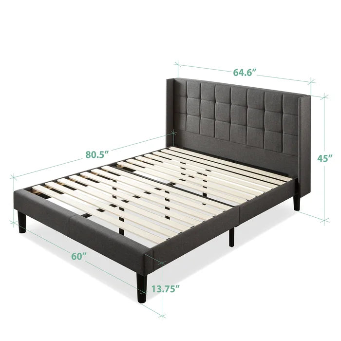 Hydraulic Bed: Martinez Upholstered Bed