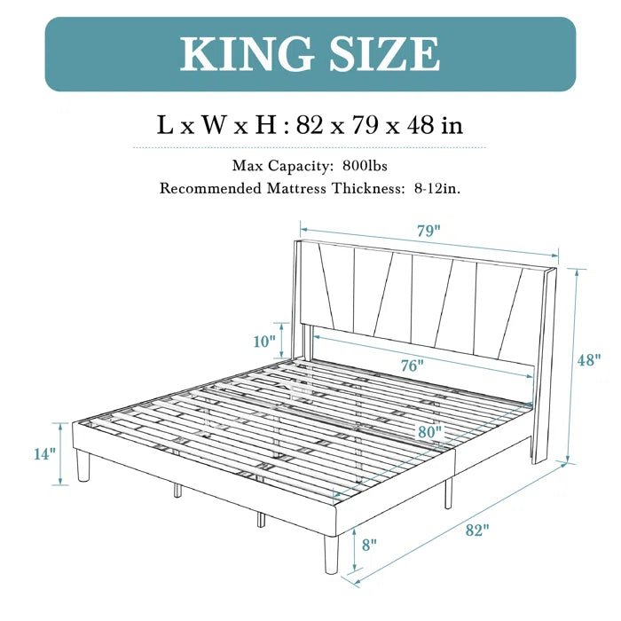 Hydraulic Bed: Mccreight Upholstered Bed