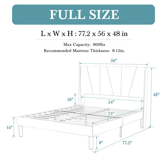 Hydraulic Bed: Mccreight Upholstered Bed