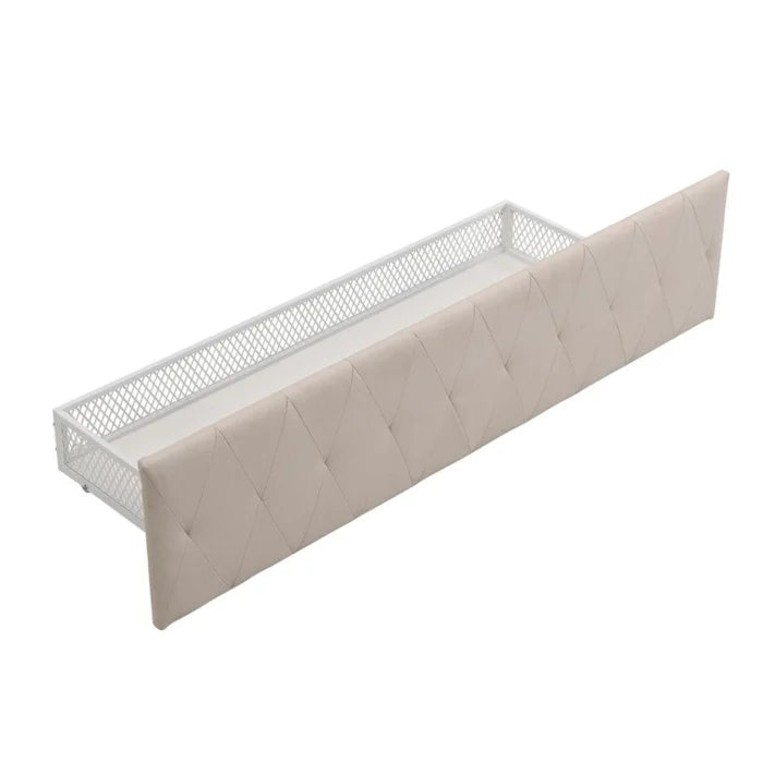 Hydraulic Bed: Upholstered Storage Bed