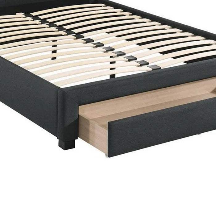 Hydraulic Bed: Upholstered Storage Bed