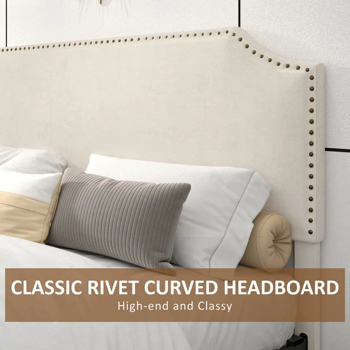 Hydraulic Bed: Upholstered Storage Bed