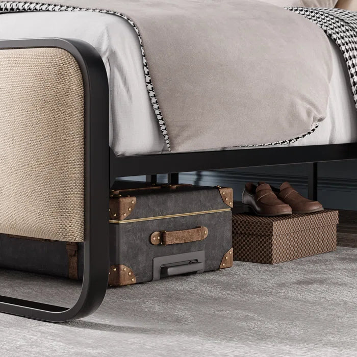Hydraulic bed: Upholstered Bed