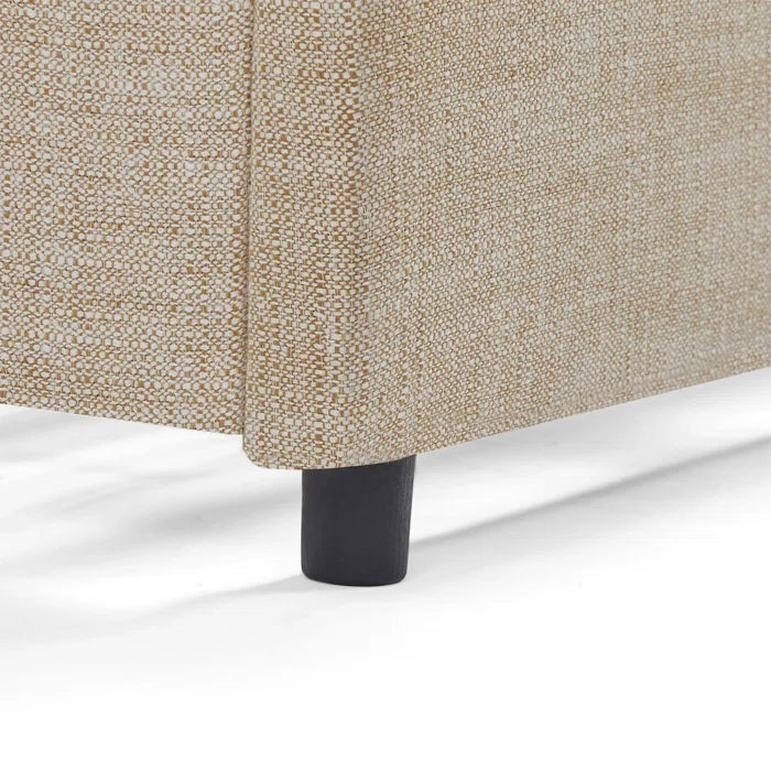 Hydraulic bed: Upholstered Storage Bed