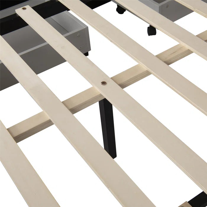 Hydraulic bed: Upholstered Storage Bed