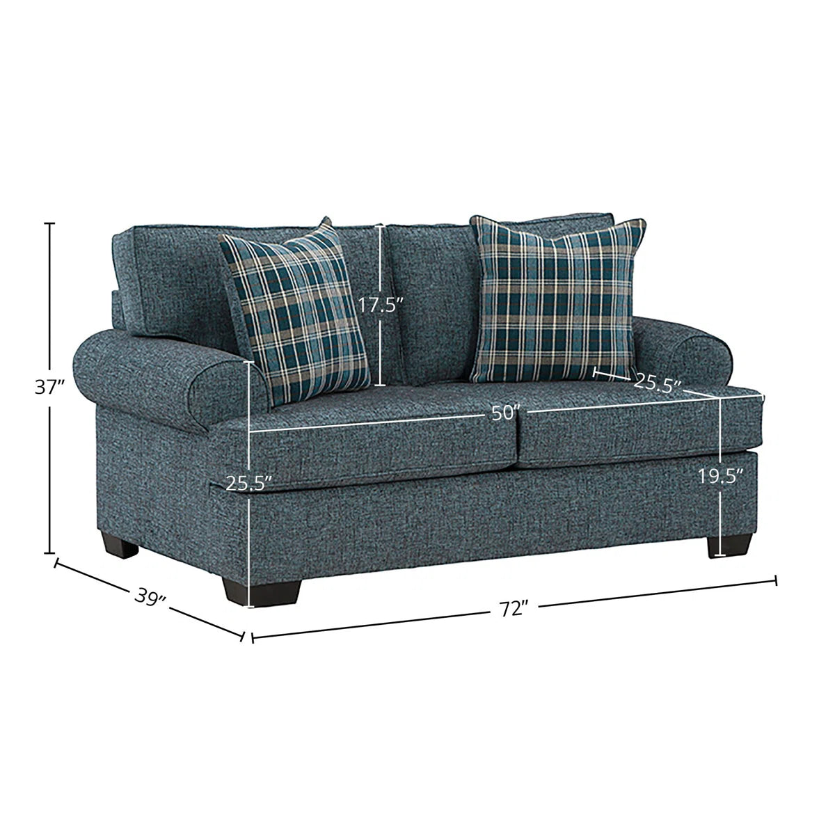 Il sabe Sofa and Loveseat Set: Elegant 7 Seater Sofa Set