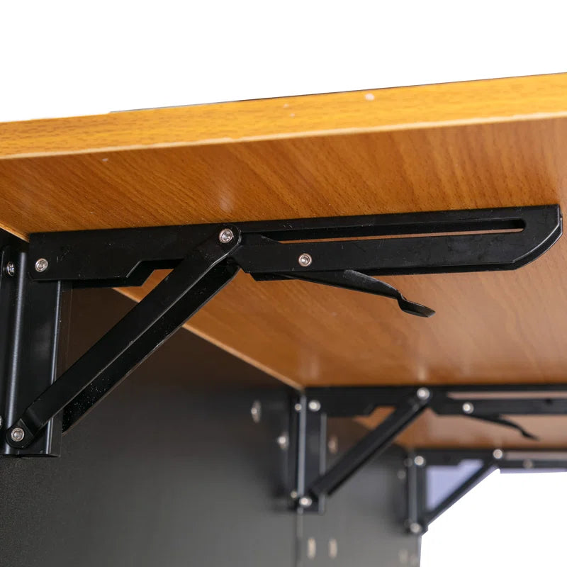 Kitchen Island Table with Drop Leaf, Drawers, Cabinet & Wheels – 43.7 Inch with Ample Storage