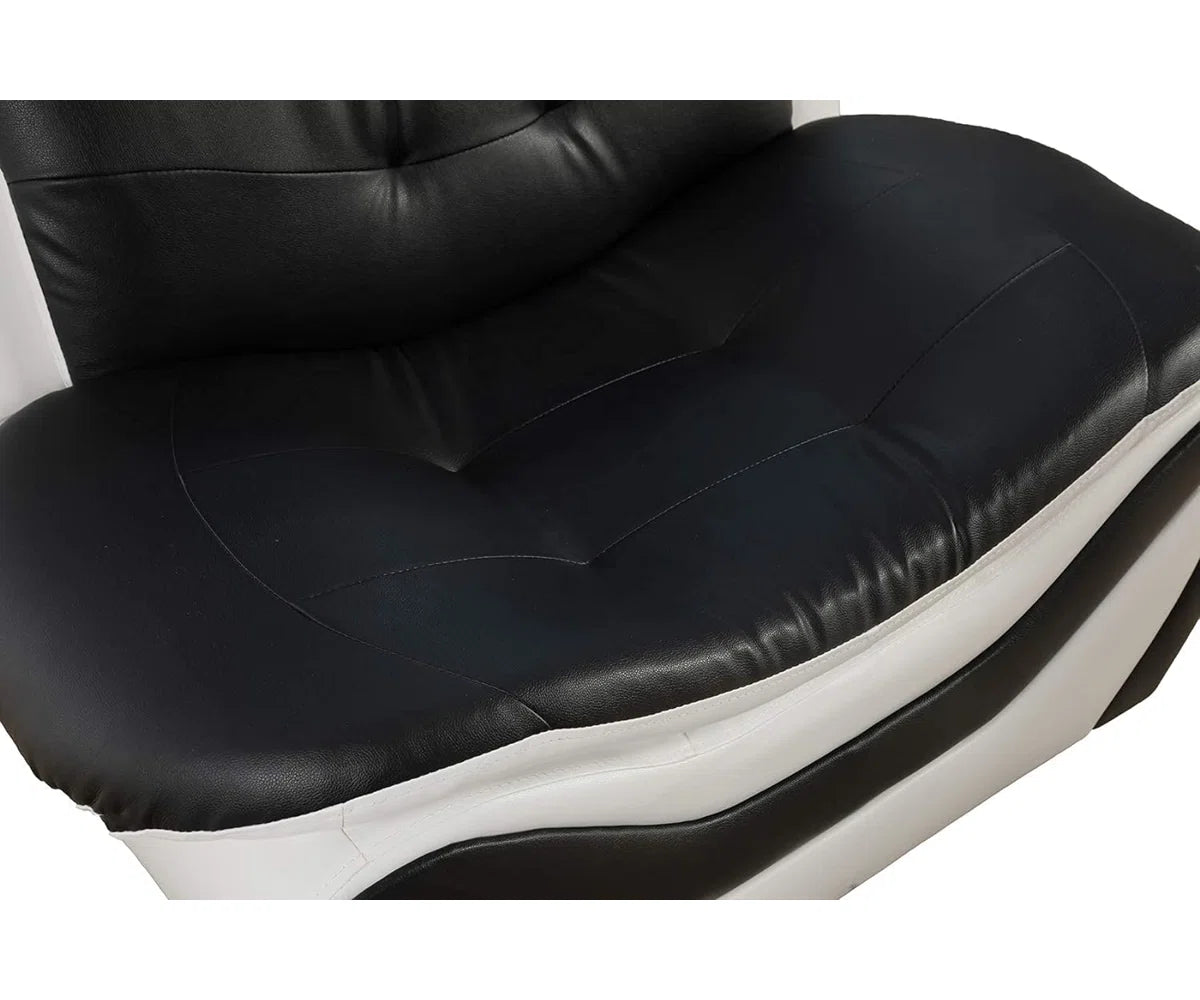 Luxury Sofa Sets: Minimalist Faux Leather 3-Piece Sofa Set – Sofa, Loveseat & Chair