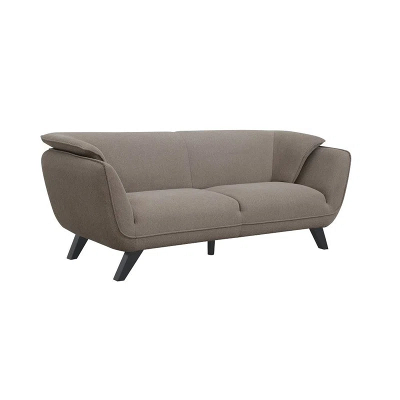 Luxury Sofa Sets: 3-Piece Mid-Century Sofa, Loveseat & Chair Linen Set