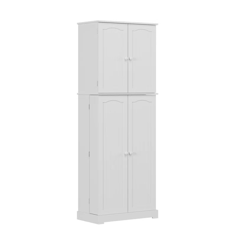 Microwave Stands: Microwave Stand with Storage – 64" Tall Kitchen Pantry with 10 Door Shelves