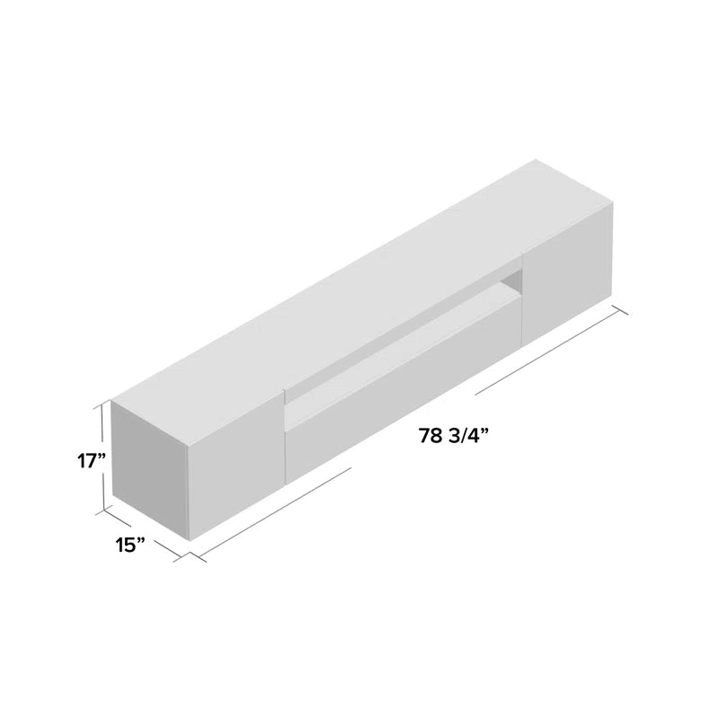 tv panel: Modern TV Console for Screens Up to 79"