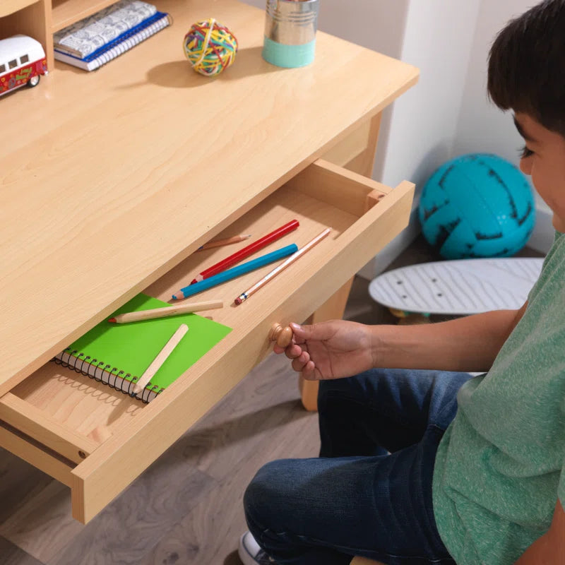 Kids Study Table: 42'' Writing Desk With Chair
