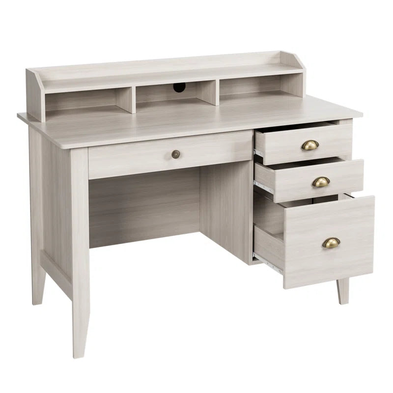 Kids Study Table: 47.24'' Desk White