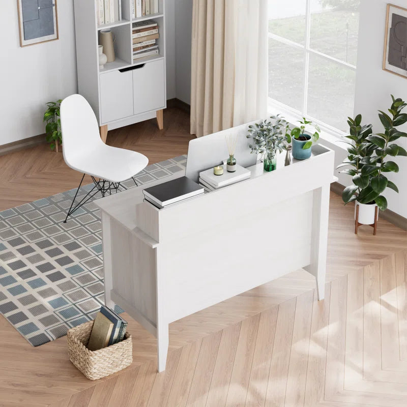 Kids Study Table: 47.24'' Desk White