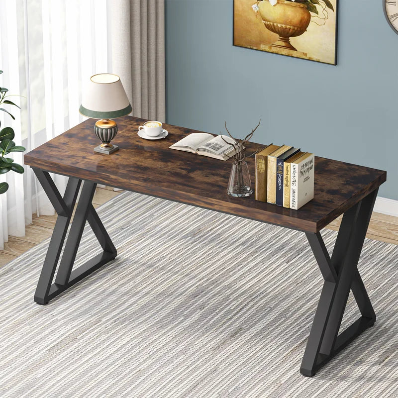 Kids Study Table: 55.12'' Wooden Desk