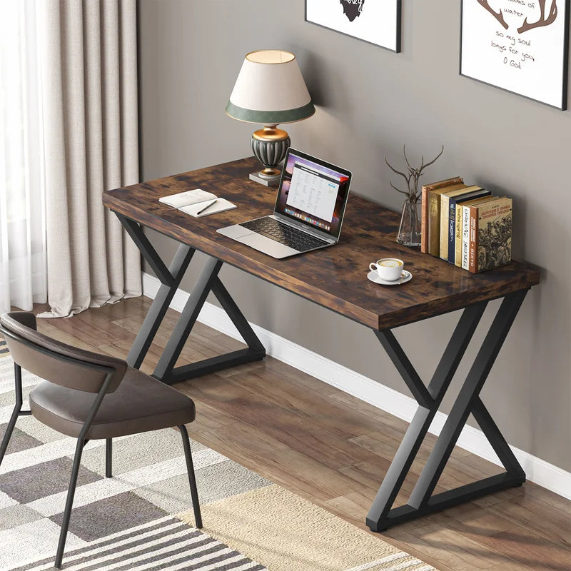 Kids Study Table: 55.12'' Wooden Desk