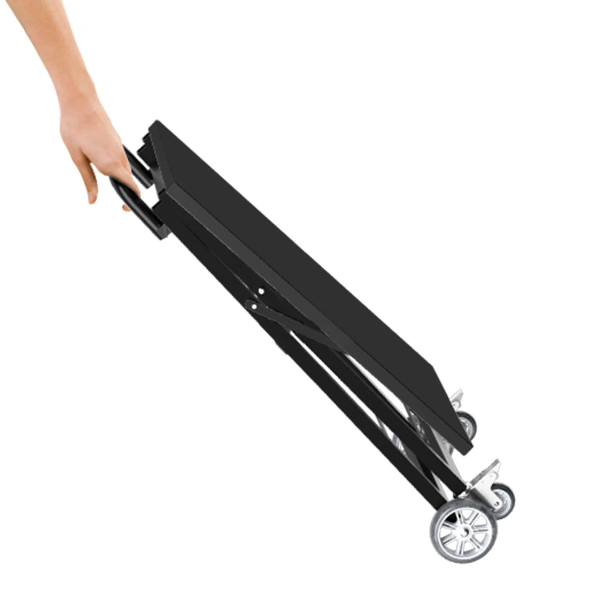 Kitchen Rack: Kitchen Island Rolling Cart Island with Stainless Steel Top and Locking Wheels