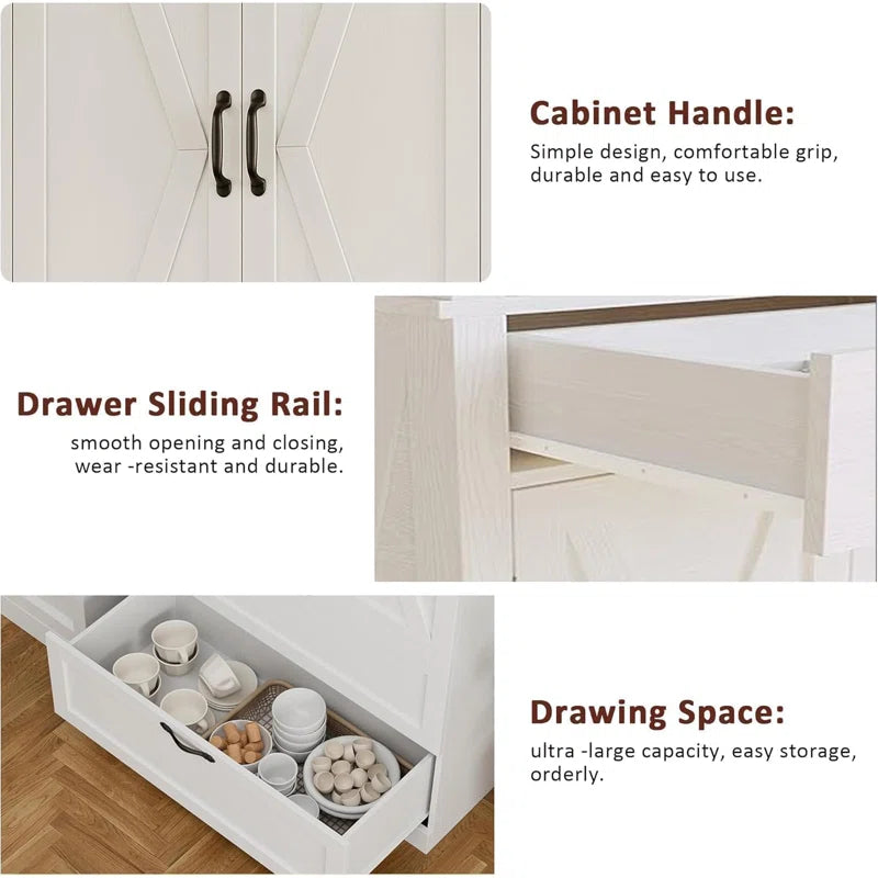 Microwave Stands: Modern Kitchen Pantry with Microwave Stands