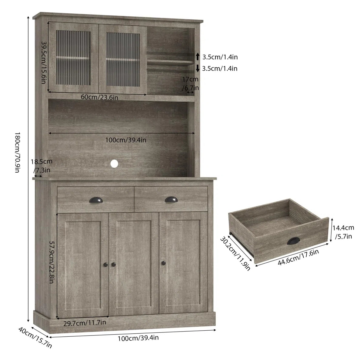 Microwave Stands: Microwave Stands with Pantry Cabinet – Space-Saving Kitchen Storage Unit