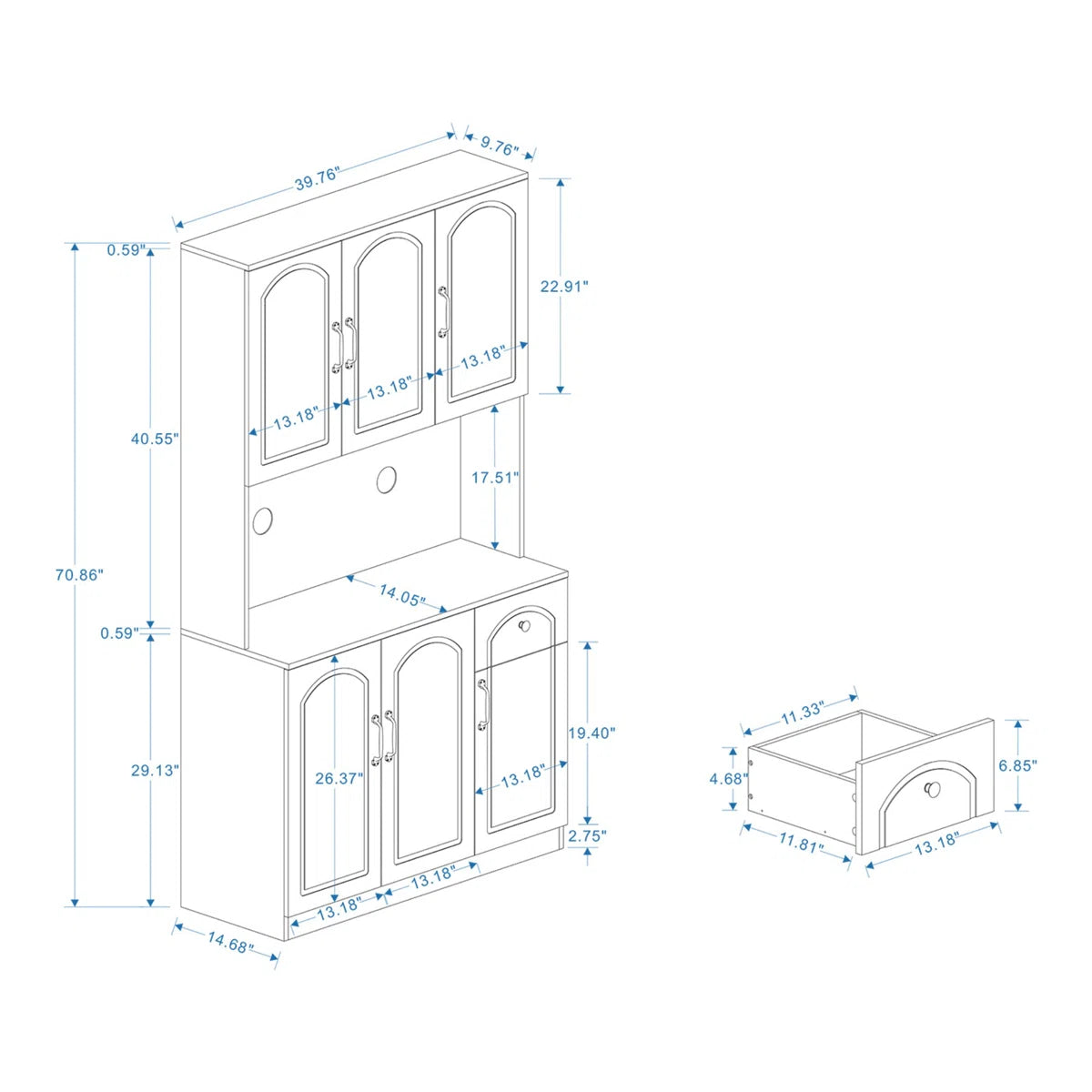 Microwave Stands: Stylish Kitchen Pantry Storage Cabinet – Perfect Microwave Stands Solution