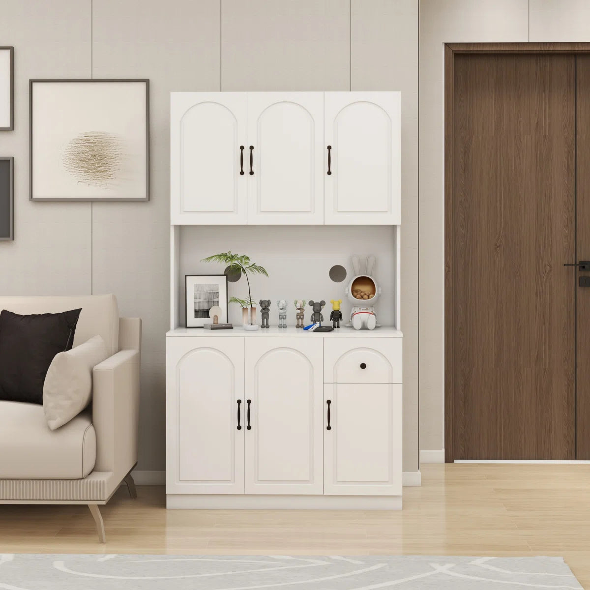 Microwave Stands: Stylish Kitchen Pantry Storage Cabinet – Perfect Microwave Stands Solution