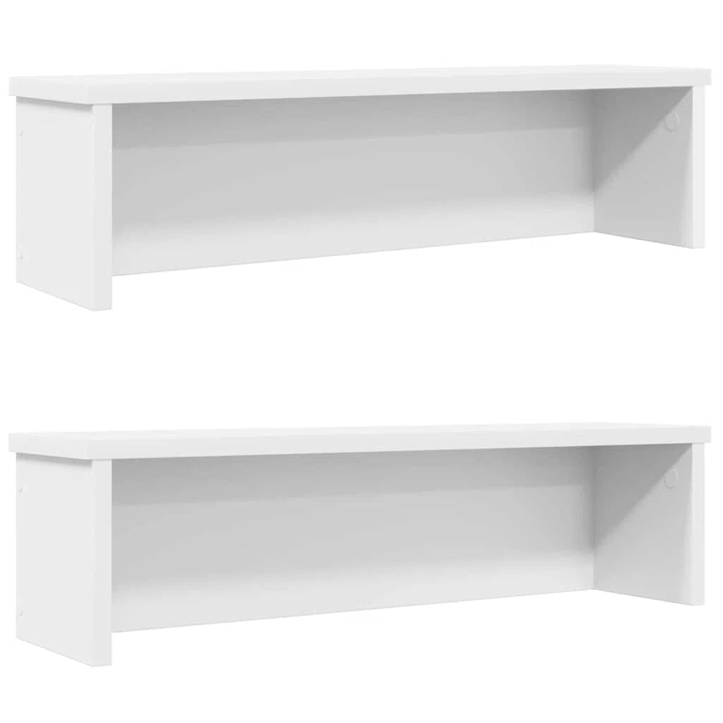Kitchen Racks: 19.7" grey sonoma kitchen racks, stackable two-piece set for shelf organization