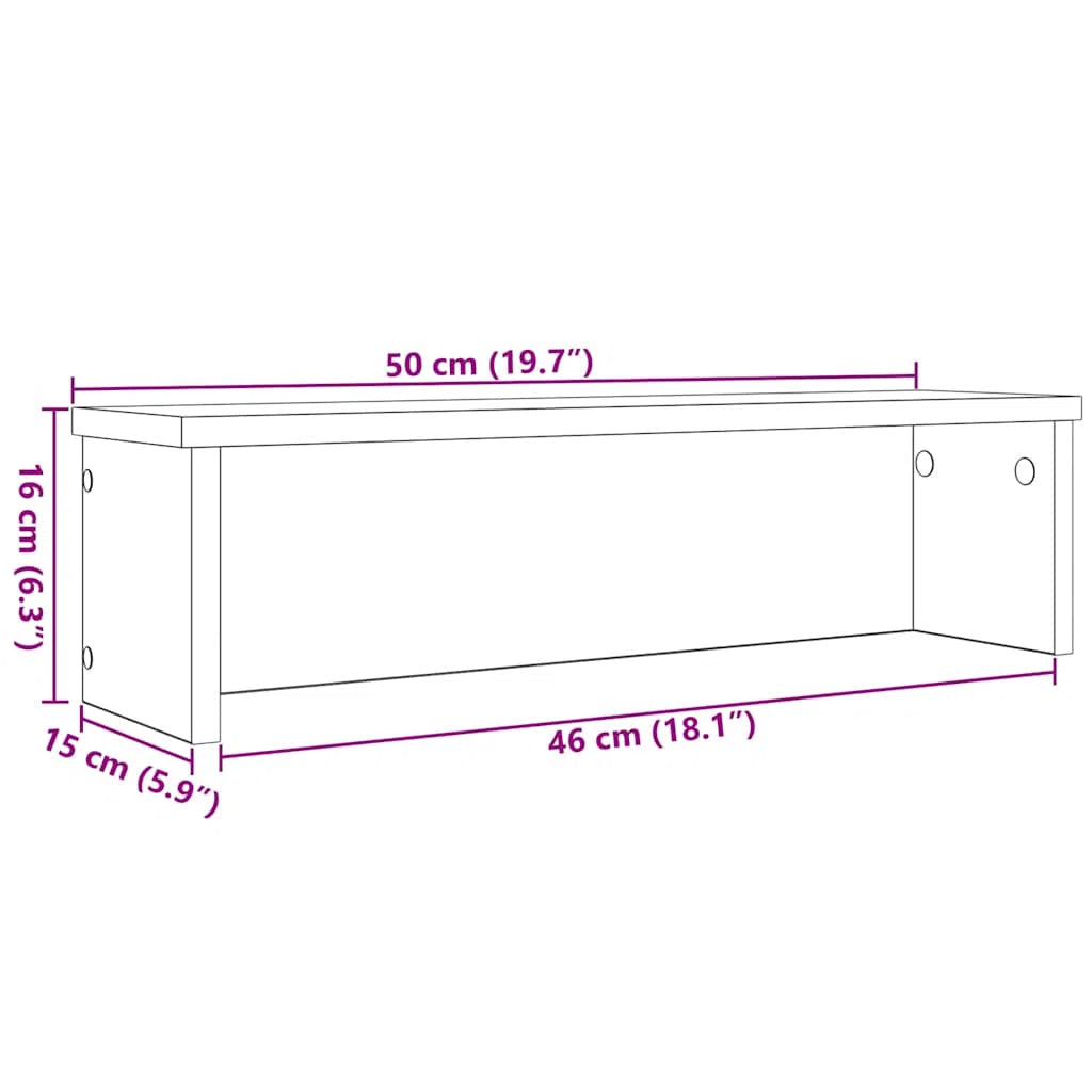 Kitchen Racks: 19.7" grey sonoma kitchen racks, stackable two-piece set for shelf organization