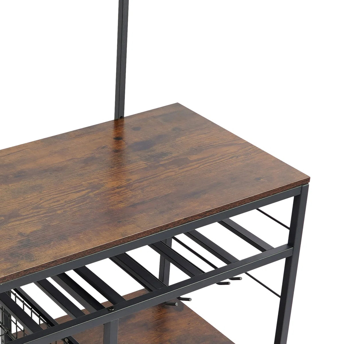 Kitchen Racks: Useful Storage Shelf with Hooks for the Kitchen