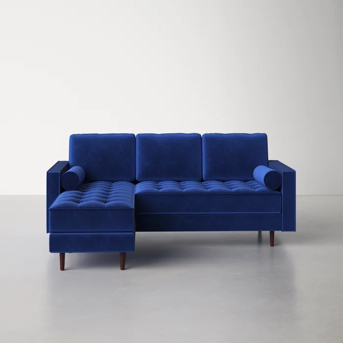L Shape Sofa Set: 84" Wide Reversible Sofa and Chaise