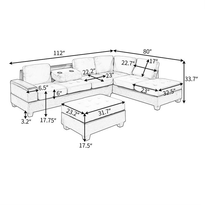 L Shape Sofa Set: Aesthetics and comfortable Sofa