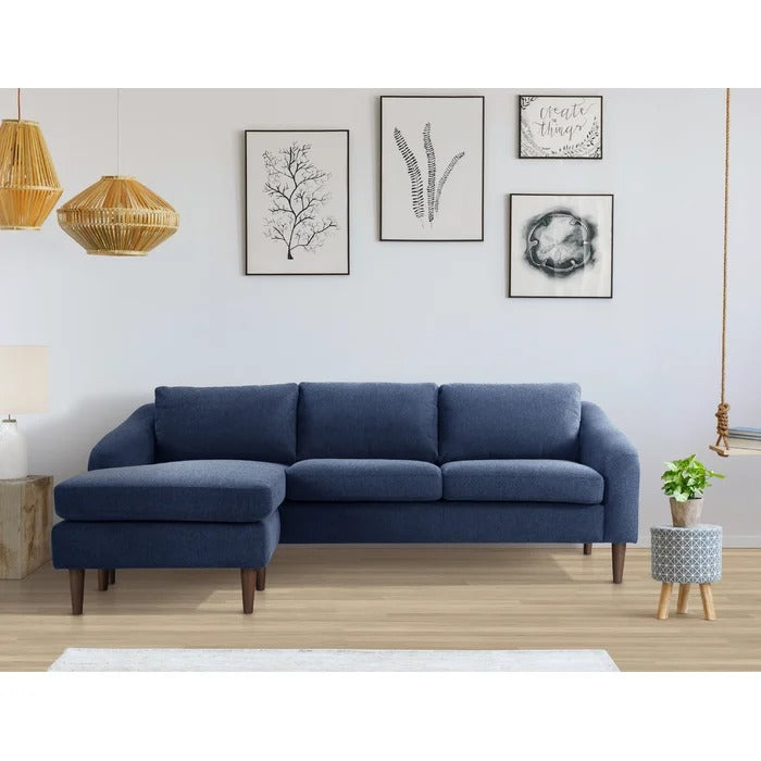 L Shape Sofa Set: Chaise Sectional - Reversible Sof Set