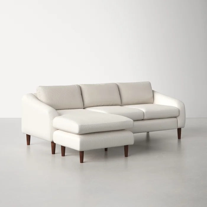 L Shape Sofa Set: Chaise Sectional - Reversible Sof Set