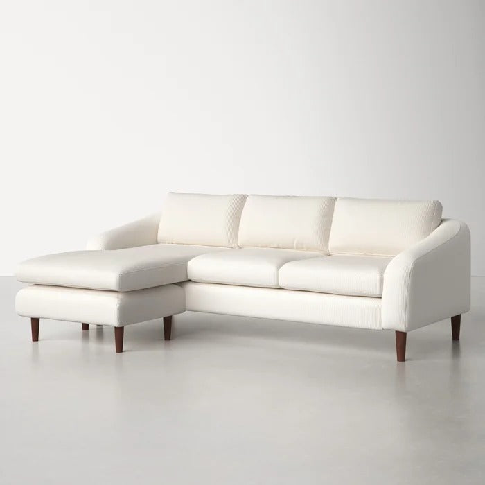 L Shape Sofa Set: Chaise Sectional - Reversible Sof Set