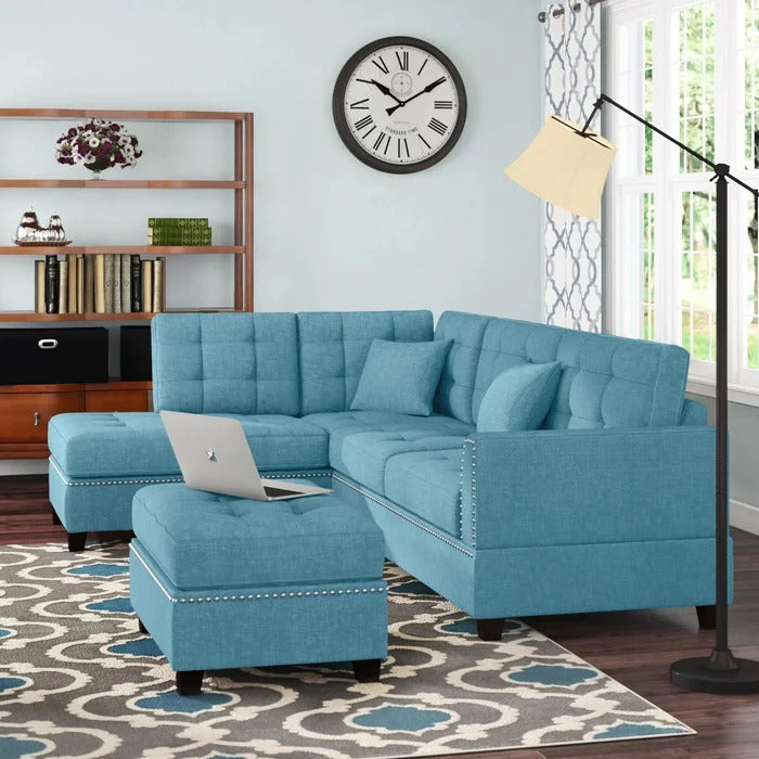 L Shape Sofa Set: Chic Design of Fashionable Sofa Set