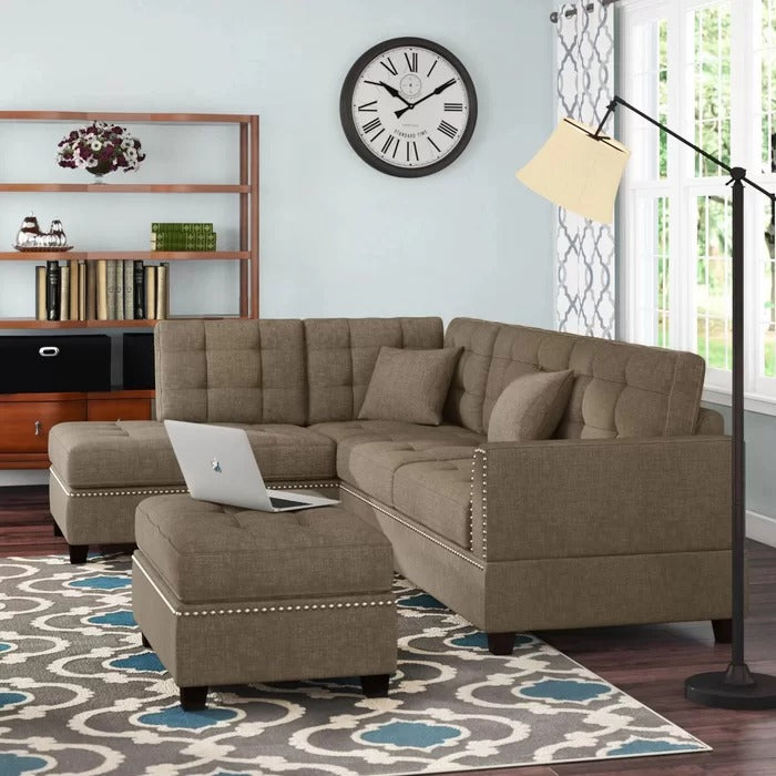 L Shape Sofa Set: Chic Design of Fashionable Sofa Set