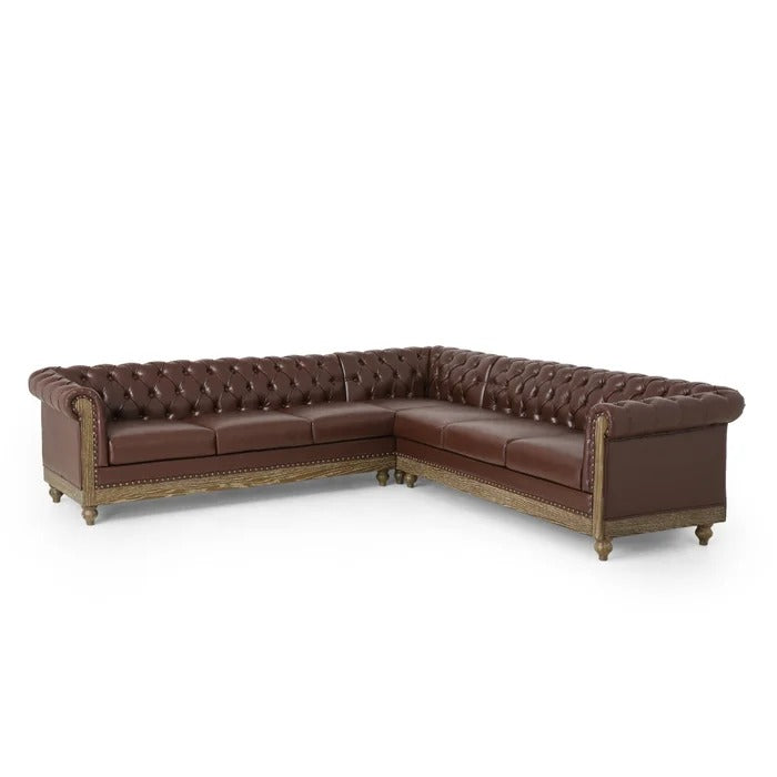 L Shape Sofa Set: Classic Design and Traditional Elements