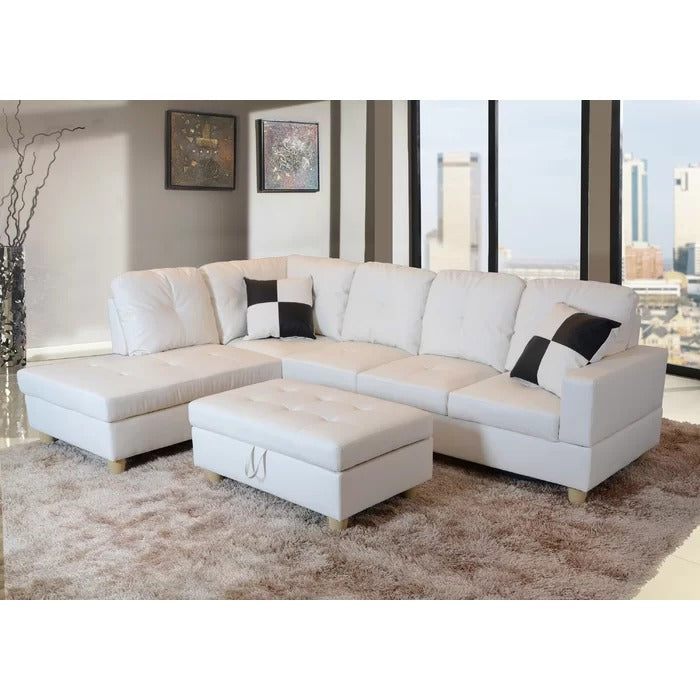 L Shape Sofa Set: Elegant Contemporary Sofa
