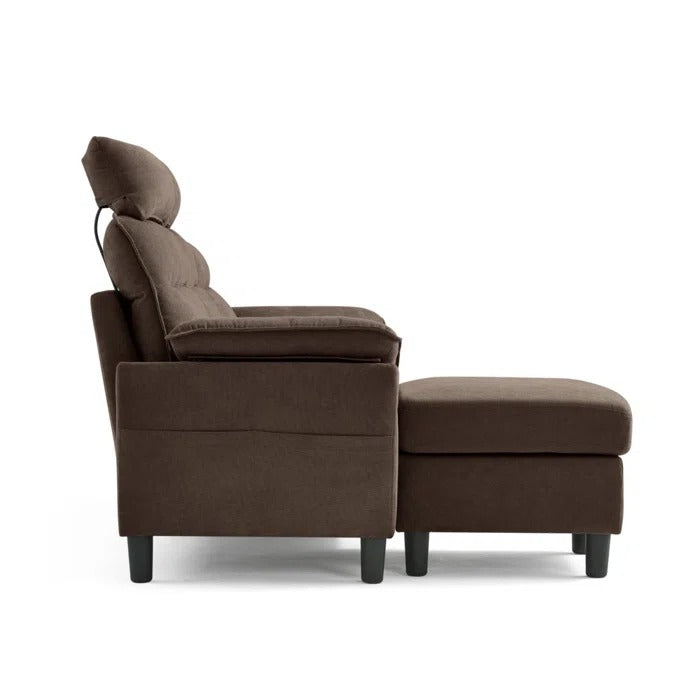 L Shape Sofa Set: L-Shaped 3-Seat Couch
